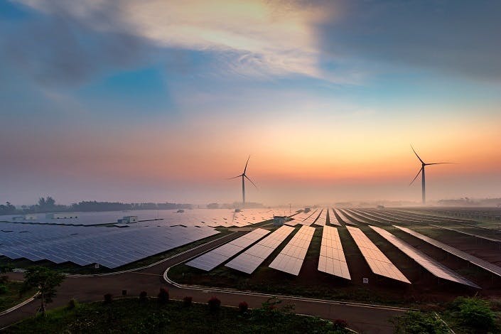 Renewable Energy, before sunrise solar power plants 705x470